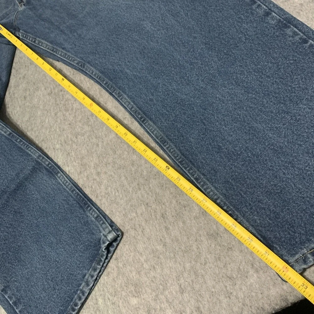 Wrangler Authentics Men's Dark Stonewash Jeans 100% Cotton (ZM200SD) Size 48x32